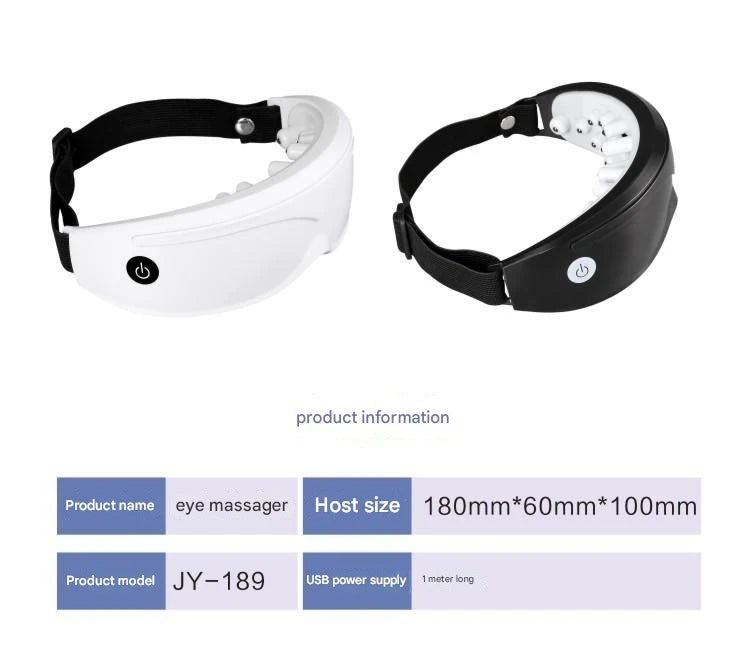 Eye Massager with 9 Modes & Multi-Frequency Vibration – 22-Magnet Therapy for Eye Health