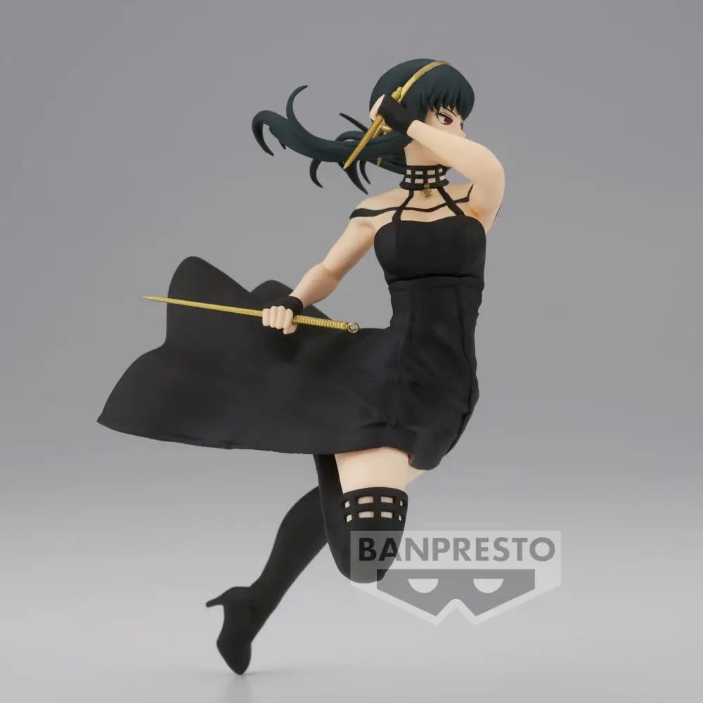 Original BANPRESTO Vibration Stars Loid & Yor Forger Figures – SPYxFAMILY Anime Model, Genuine Boxed Toy