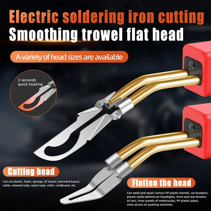 Plastic Welder Smooth Tip Head - Car Bumper Dashboard Repair Welding Gun Smoothing and Cutting Accessory