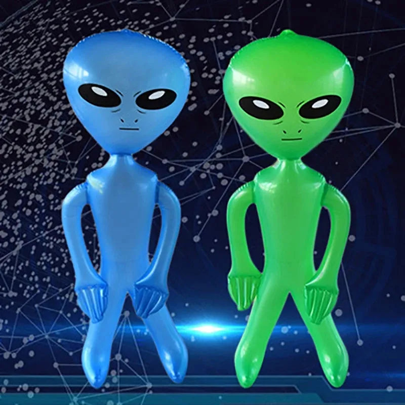 PVC Inflatable Alien Doll – Summer Beach & Pool Party Toy, Indoor/Outdoor Festival Decoration Prop