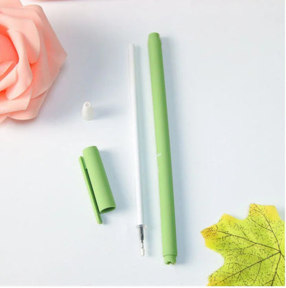 6-Piece Lytwtw Morandi Color Gel Pen Set – Cute Creative Kawaii Pens for Office & School Supplies