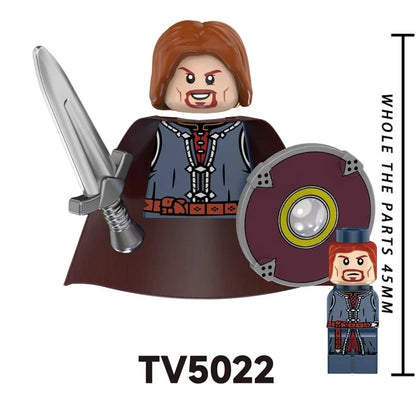 TV6403/TV6404/TV6405 Blocks Toy Set — Orcs, Dwarfs, Elves & Rohan Knight Action Figures Building Bricks for Kids Gift