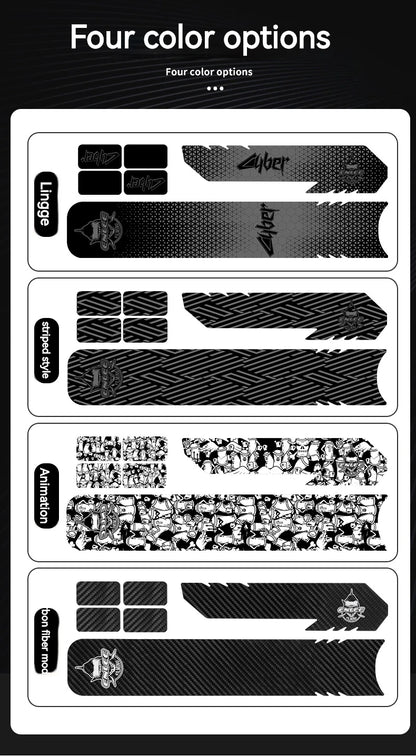 ENLEE Bicycle Frame Protection Sticker – Removable Anti-Scratch Tape for MTB Down Tube, Cycling Accessories