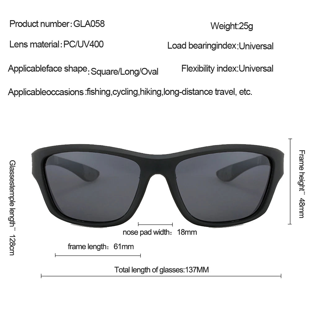 NEWBOLER Polarized Fishing Sunglasses: Men's Driving Shades for Hiking & Fishing - Classic Sun UV400 Eyewear