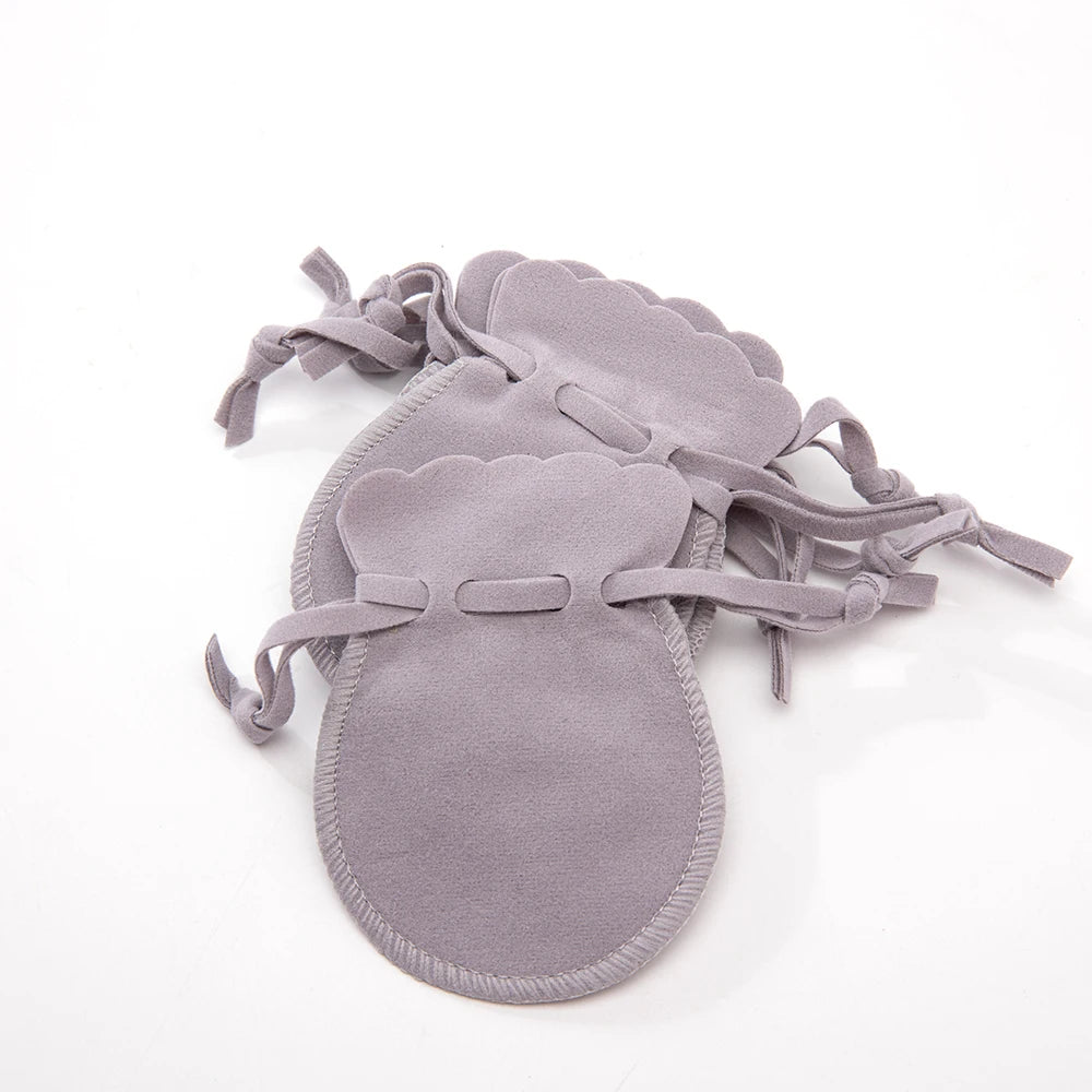 10PCS Small Velvet Jewelry Pouches – Drawstring Bags for Rings, Earrings, Candy, Gift Packaging, Display & Business Supplies