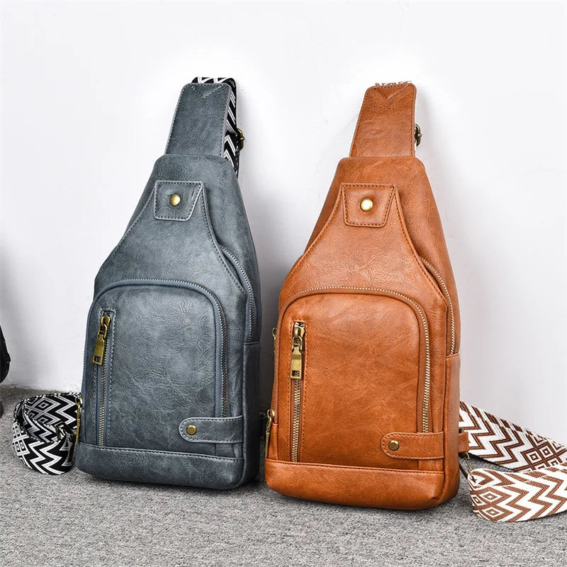 Waterproof Summer Crossbody Chest Bag for Couples – Unisex Small & Breathable Backpack