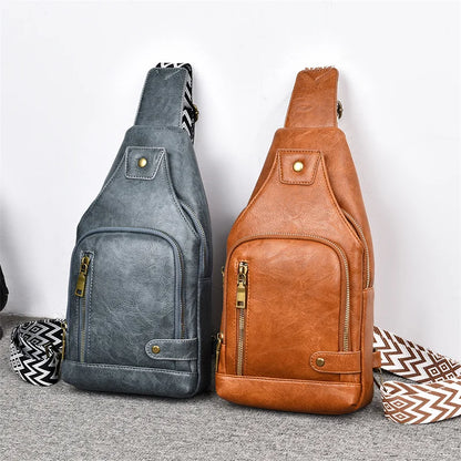 Waterproof Summer Crossbody Chest Bag for Couples – Unisex Small & Breathable Backpack