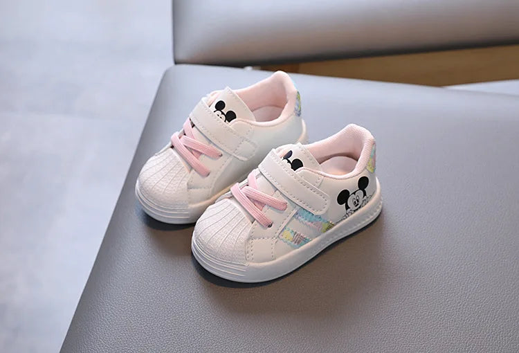 Children’s Casual Sports Shoes — Boys & Girls Soft-Soled Small White Shoes, Fashionable & Comfortable Sneakers