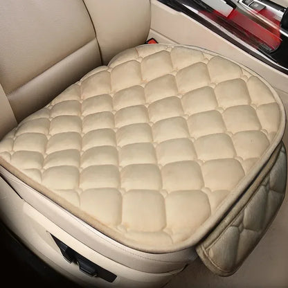 Warm Plush Car Seat Cover - Soft Winter Seat Cushion Protector for Sedan SUV