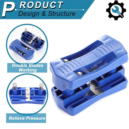 Handle Edge Trimmer & End Cutter Set – Manual Edgebanding Tool for Wood Furniture & Cabinet Tail Trimming