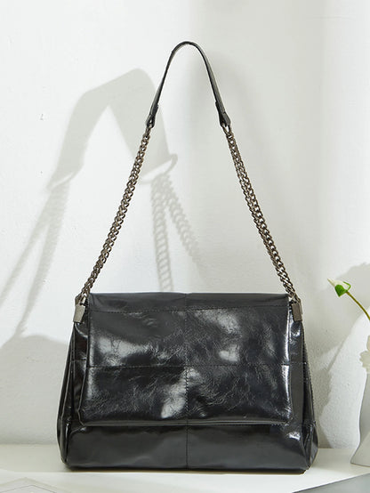2024 Women's Large Capacity Chain Tote Bag – High-End Commuting Bag, Fashionable Single Shoulder for Spring/Summer