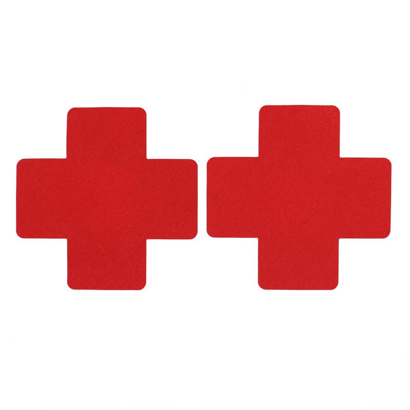 Women’s Disposable Adhesive Nipple Covers - Invisible Chest Petals and Cross-Shaped Pasties in 7 Colors