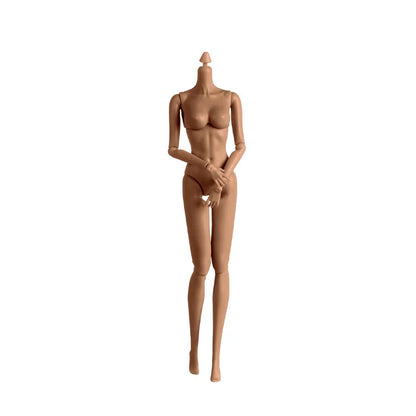 29cm 1/6 Doll Body Accessories – Flat-Foot Replacement Legs for Supermodel Dolls, DIY Dress-Up Toy in White, Normal & Tan Skin