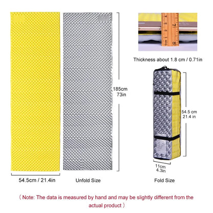 Widesea Portable Camping Sleeping Mat – Waterproof Foam Pad for Travel, Picnic, Trekking & Outdoor Use