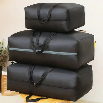 Extra Large Waterproof Moving Luggage Bag - Foldable Large Capacity Travel, Laundry & Quilt Storage Organizer