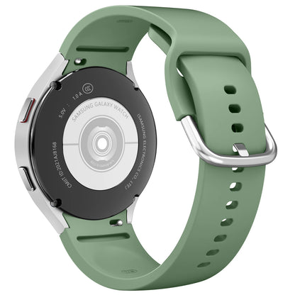 Samsung Galaxy Watch Soft Silicone Strap - Replacement Band for Watch FE/7/6/5/4, Watch 5 Pro and Watch 6 Classic 40mm–47mm