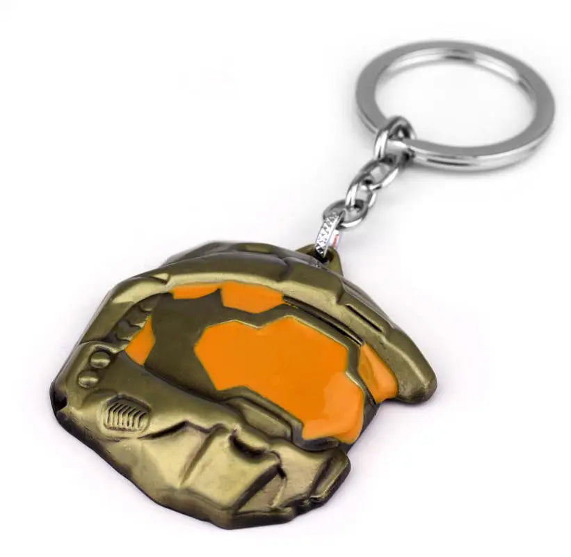 Spartan Assault Mask Keychain — Car Keyring Ornament, Decorative Accessory & Gift for Fans