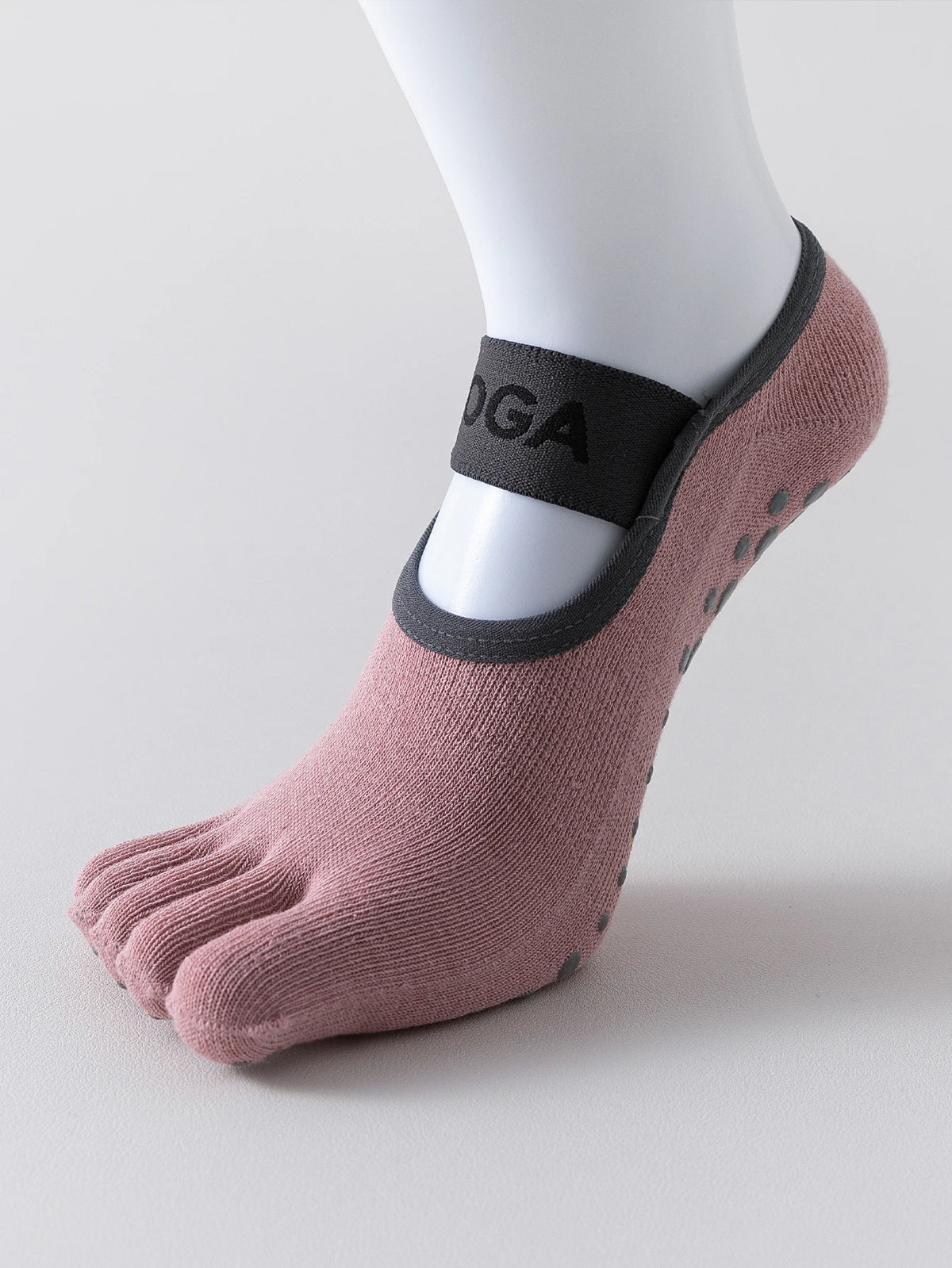 Women’s Five-Toe Grip Socks - Non-Slip Yoga, Pilates & Fitness Socks