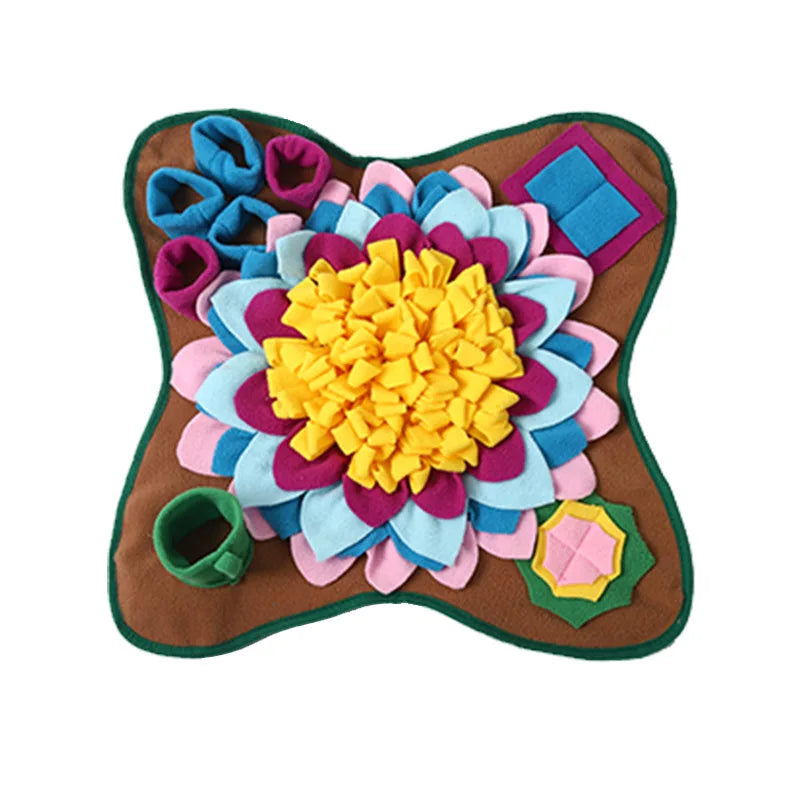 Dog Snuffle Mat – Interactive Feeding Puzzle for Natural Foraging, Mental Stimulation, and Boredom Relief
