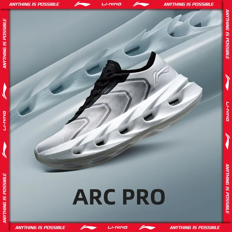 Li-Ning ARC PRO Men's Running Shoes - BOOM Shock Absorption High-Rebound Lightweight Sneakers ARHW025