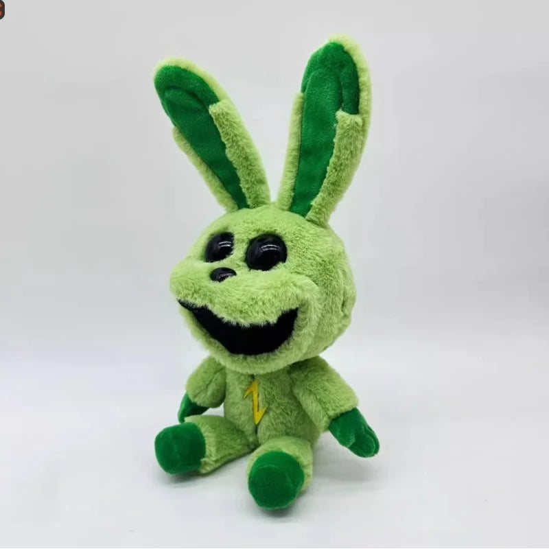 Smiling Animal Anime Plush Toy – Horror Cat Doll, Soft Cartoon Plush for Festival Decoration & Gift