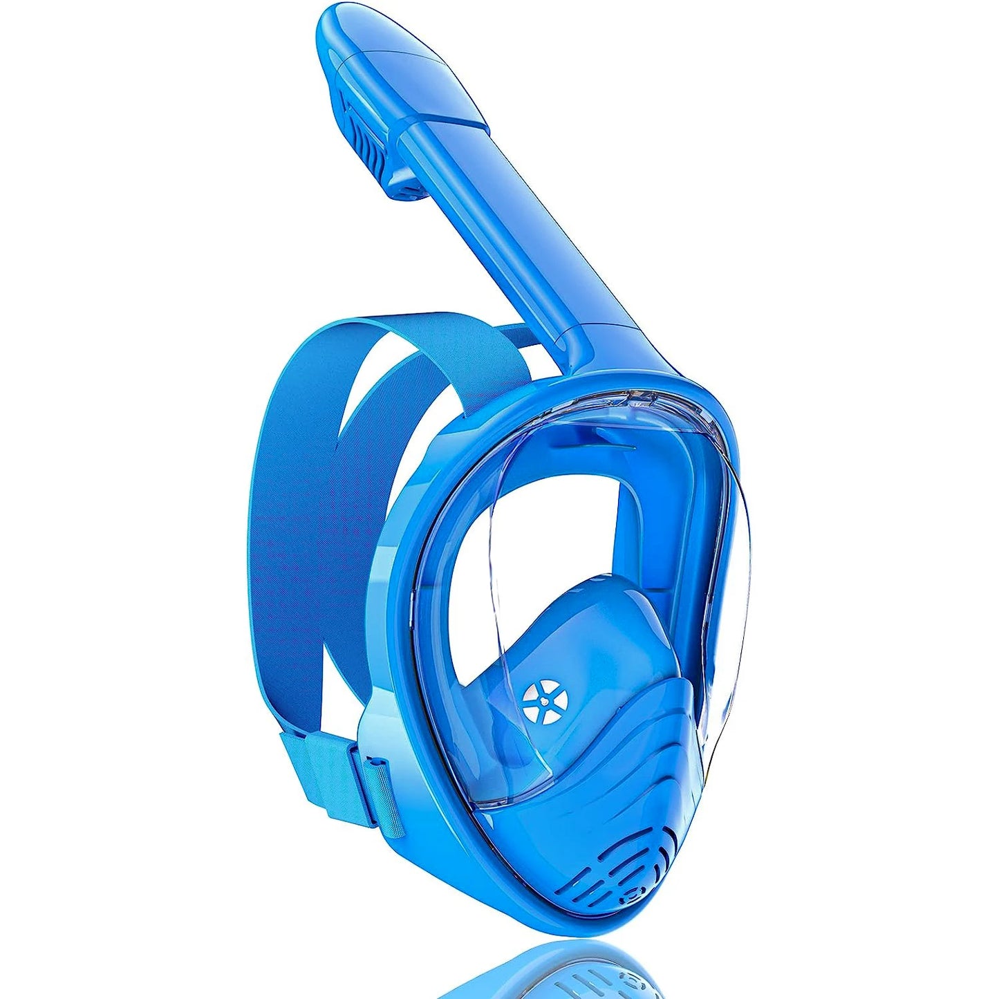Foldable Full Face Snorkel Mask - 180° Panoramic Anti-Fog Diving Mask for Kids & Swimming