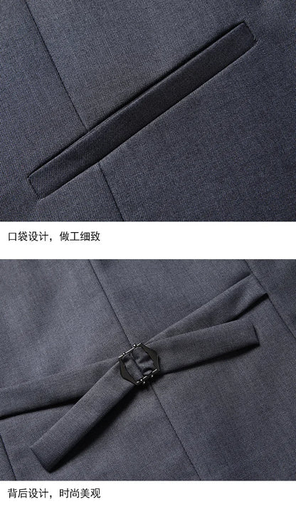 2024 Men's 3-Piece Suit Set – Blazer, Vest & Trousers | Formal Business & Wedding Outfit M-6XL