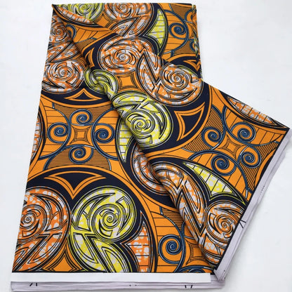 African Wax Print Fabric - Nigerian Ankara Batik Dutch Fabric for Women’s Dresses & Sewing Materials