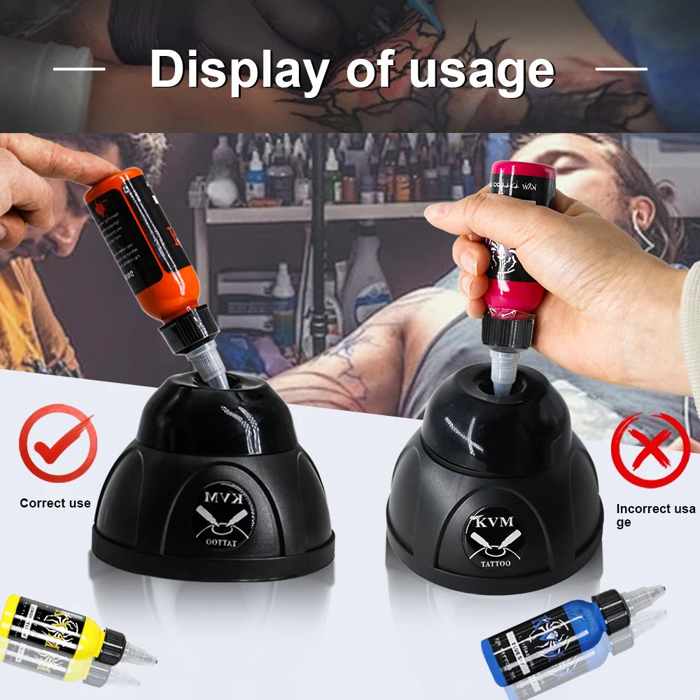 Mini Vortex Shaker Mixer – 7000RPM Tattoo Ink & Nail Polish Mixer with Non-Slip Base, Tattoo Supplies Stirrer