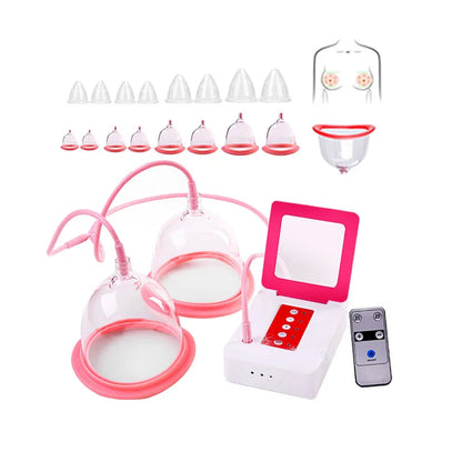 Electric Vacuum Suction Body Massage Device for Chest & Butt Lift, Breast Enhancement & Firming Cupping Therapy Pump System