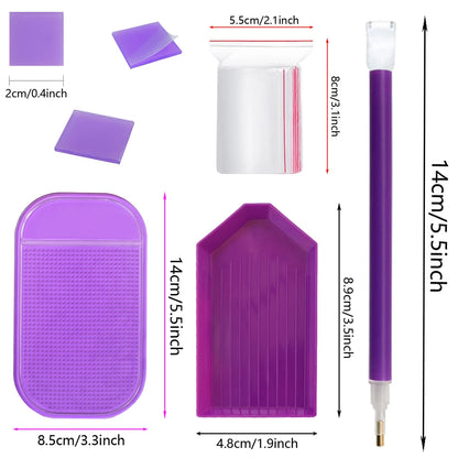 Diamond Painting Multi-Function Tray – Bead Storage Container & Accessories Organizer for Art & Craft