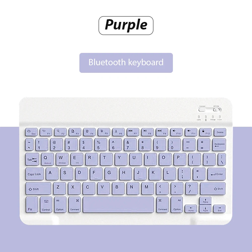 Mini Bluetooth Wireless Keyboard Set - Universal Phone Tablet iPad Keyboard and Mouse Accessories