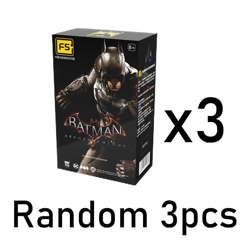 F5 Batman Arkham Knight Action Figures – 7 Styles, 10cm Blind Box Model Collectibles for Boys