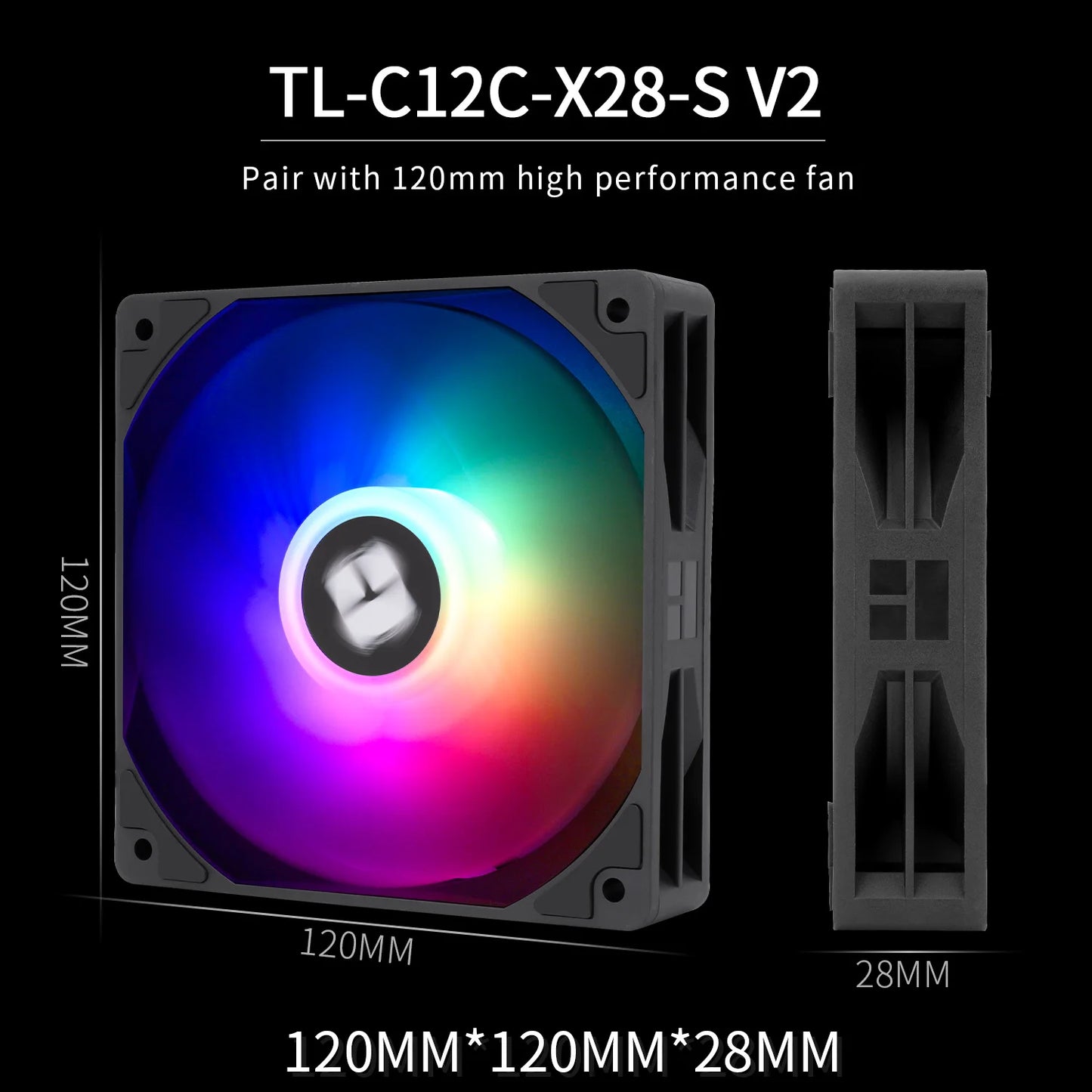 Thermalright Peerless Assassin 120 ARGB CPU Air Cooler – High Performance Dual Tower Cooler for Intel LGA1851/1700/1200/115X & AMD AM4/AM5 Black Edition