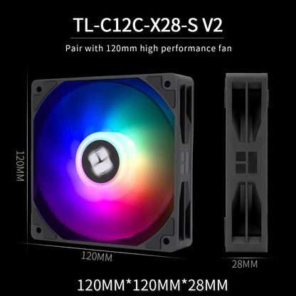 Thermalright Peerless Assassin 120 ARGB CPU Air Cooler – Digital Black Dual Tower High Performance Radiator for Intel LGA1851/1700/1200/115X & AMD AM4/AM5