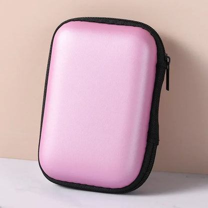 Sundries Travel Storage Bag – Zipper Case for Earphones, Portable Cable Organizer, Electronics Charging Storage