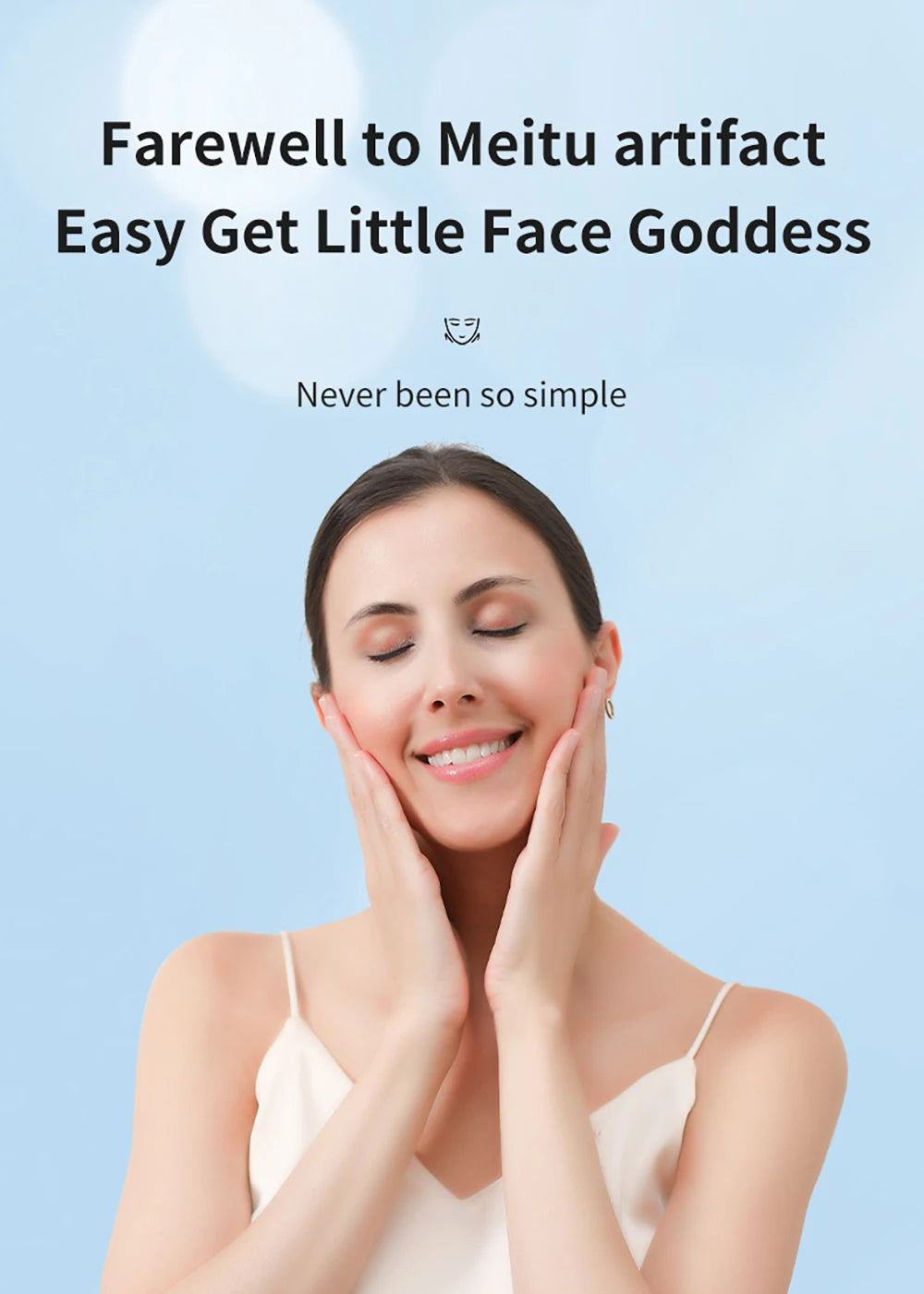 EMS Face Lifting Massager – Anti-Wrinkle, Firming V-Face Lift Microcurrent Device for Double Chin Skin Care