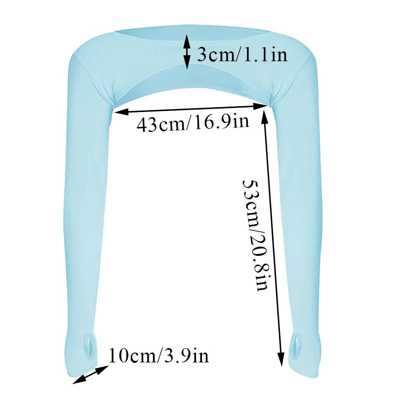 Women’s Summer Ice Silk Shawl – Long Sleeve Sunscreen Arm Sleeves & Cropped Outdoor Cardigan