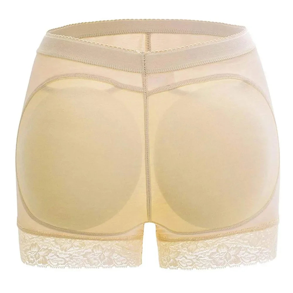 Women's Soft Breathable Butt Lifter Panties – High-Waist Push-Up Padded Cotton Underwear