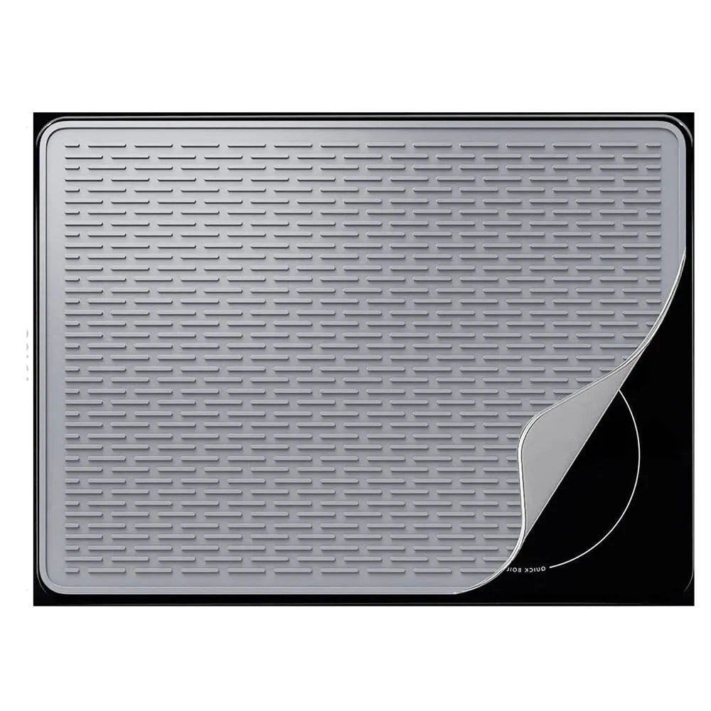 Large Silicone Stove Mat | Multifunctional Induction Stove Top Cover & Kitchen Drain Protector
