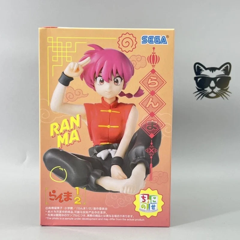 Original SEGA Ranma 1/2 PVC Figure – Luminasta Shampoo, Tendou Akane & Saotome Ranma 19cm Collectible Toy