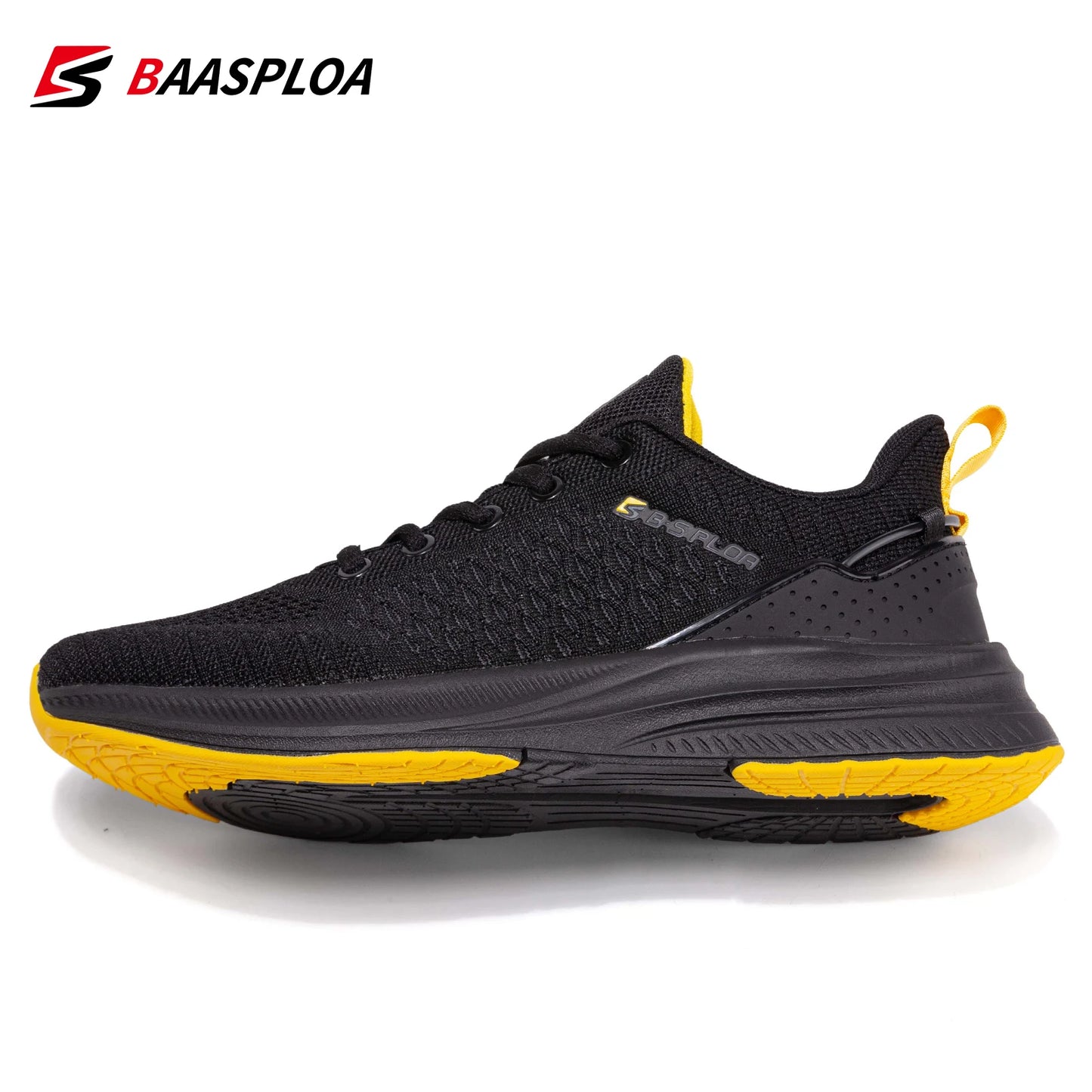 Baasploa Lightweight Running Shoes for Men - 2023 Designer Mesh Lace-Up Sneakers for Outdoor Sports