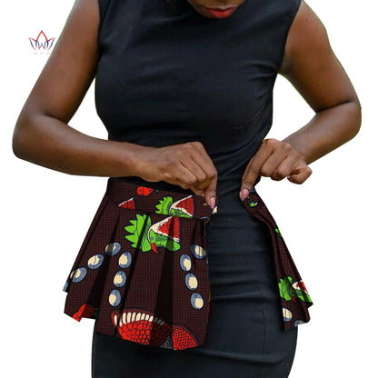 African Print Waist Corset Belt - Handmade Ankara Overlay Tie Belt for Women, Stylish Skirt & Dress Accessory