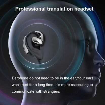 M8 Language Translator Earbuds - Smart Bluetooth Wireless Device with 144 Languages & High Accuracy, Two-Way Translator