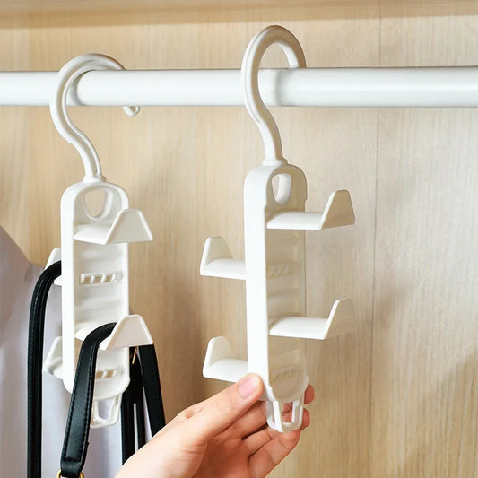Multifunctional Wardrobe Bag & Clothes Rack – Traceless Hanging Hook for Hats, Bags, and Doors, No Drilling Needed