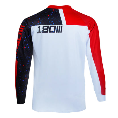 2024 Men’s Long Sleeve Motocross Jersey — Racing MTB Downhill BMX Enduro Motorcycle Sport T-Shirt