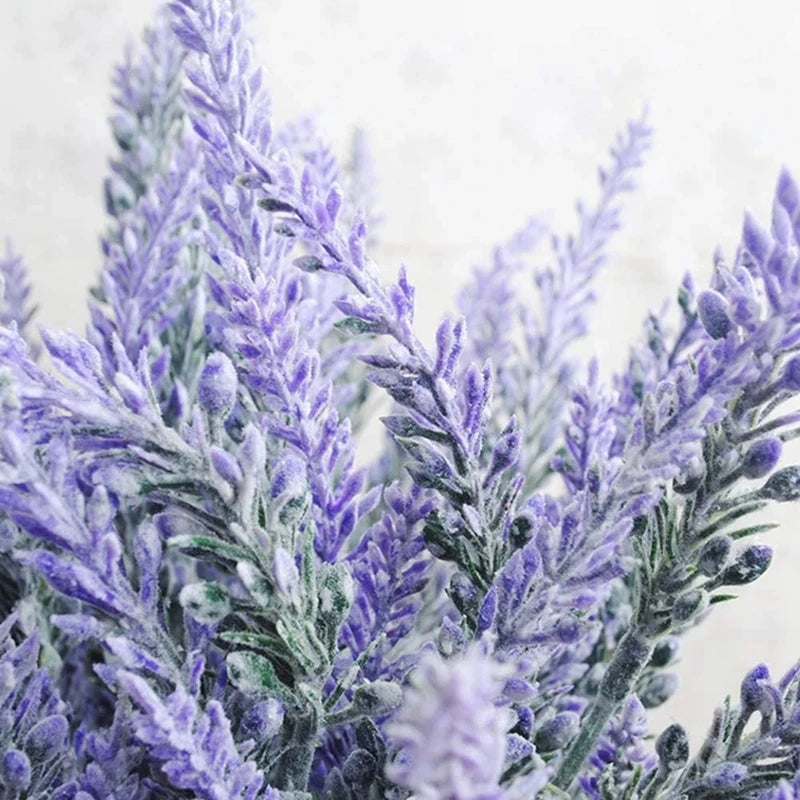10 Bundles Artificial Lavender Flowers – Faux Floral Bouquet for Home, Garden, Wedding & Room Decoration
