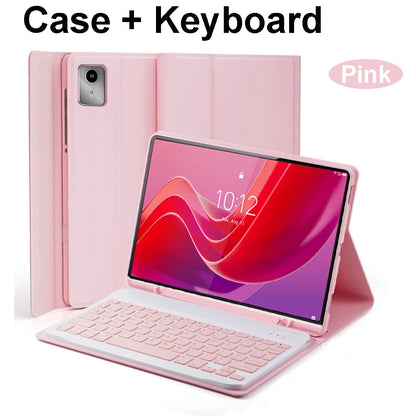 Lenovo Tab M11 11" Case with Bluetooth Keyboard – Smart Stand Cover for Xiaoxin Pad 2024/2025