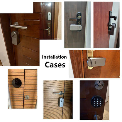 A1 Pro Max Bluetooth Smart Door Lock – Tuya APP Remote Control, Keyless Entry, Smart Life Compatible, DIY Easy Installation