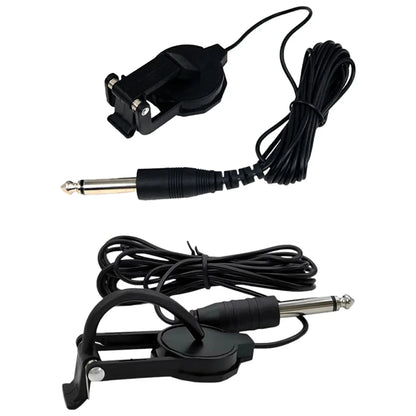 Clip-On Audio Jack Pickup – 2.5M Sound Transducer for Acoustic Guitar, Mandolin, Bouzouki, Violin, Banjo & Ukulele